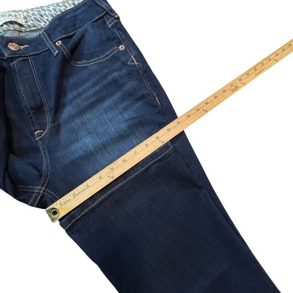 Ariat REAL Womens Jeans 32R High Rise Boot Cut Dark Wash - Picture 11 of 13